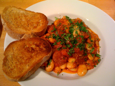 Chorizo and butterbean stew