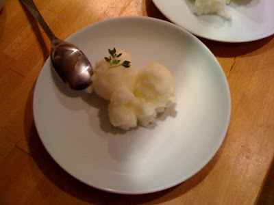 Lemon Thyme Sorbet